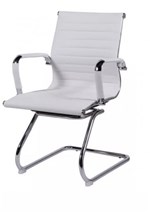 Ficha técnica e caractérísticas do produto Cadeira Escritório Fixa Branca MK-5523FB - Makkon