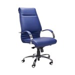 Ficha técnica e caractérísticas do produto Cadeira Escritório Presidente Giratória Crater Azul - Azul Royal