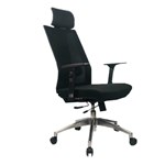 Ficha técnica e caractérísticas do produto Cadeira Escritório Presidente Preta MK-4007 - Makkon