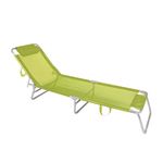 Ficha técnica e caractérísticas do produto Cadeira Espreguiçadeira Alumínio Mor Verde Limão MOR 002703