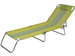 Cadeira Espreguiçadeira Alumínio Verde Reclinável - Mor 2410