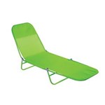 Ficha técnica e caractérísticas do produto Cadeira Espreguiçadeira Dobrável Textilene Fashion Verde - VERDE