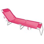 Ficha técnica e caractérísticas do produto Cadeira Espreguiçadeira Mor, Rosa - 2704