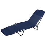 Ficha técnica e caractérísticas do produto Cadeira Espreguiçadeira Textilene Azul - Mor 170231