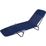 Ficha técnica e caractérísticas do produto Cadeira Espreguiçadeira Textilene Azul - Mor