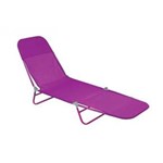 Ficha técnica e caractérísticas do produto Cadeira Espreguiçadeira Textilene Lilás - Mor