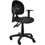 Ficha técnica e caractérísticas do produto Cadeira Executiva Atenas Nylon 320 com Rodízios Preto - DesignChair