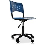 Ficha técnica e caractérísticas do produto Cadeira Executiva Clifton Giratória Azul - Designflex