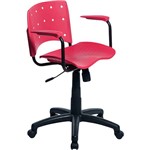 Ficha técnica e caractérísticas do produto Cadeira Executiva Colordesign com Rodízios Vermelho - Designchair