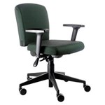 Ficha técnica e caractérísticas do produto Cadeira Executiva com Braços Linha Alpha - Cor - Verde