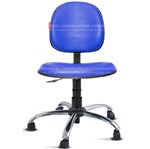 Ficha técnica e caractérísticas do produto Cadeira Executiva Escritório Courvim Azul Cadeira Brasil