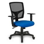 Ficha técnica e caractérísticas do produto Cadeira Executiva Giratória Soft Azul - Azul Royal