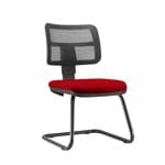 Ficha técnica e caractérísticas do produto Cadeira Executiva Gold Elegance Tela Fixa Vermelho