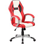 Ficha técnica e caractérísticas do produto Cadeira Executiva Monza Giratória Branco/Vermelho - Ecadeiras