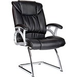 Ficha técnica e caractérísticas do produto Cadeira Executiva NF-3179V Preta - Classic Home