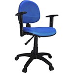 Cadeira Executiva Work Nylon com Rodízios Azul - Designchair
