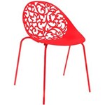 Ficha técnica e caractérísticas do produto Cadeira Fiorita Vermelho - Vermelho