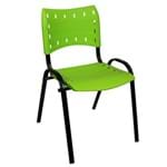 Ficha técnica e caractérísticas do produto Cadeira Fixa Assento Verde Limão Estrutura Époxi Preto