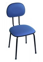 Ficha técnica e caractérísticas do produto Cadeira Fixa Estudante Tecido - Azul - Storecadeiras