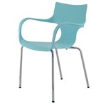 Ficha técnica e caractérísticas do produto Cadeira Fratini Vegas em Polipropileno - Azul Celeste