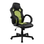 Ficha técnica e caractérísticas do produto Cadeira Gamer DTX Pro Preta Verde Encosto Reclinável Altura Regulável - At.Home.