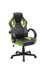 Ficha técnica e caractérísticas do produto Cadeira Gamer em Couro Pu Pelegrin Pel-3016 Preta e Verde