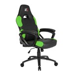 Ficha técnica e caractérísticas do produto Cadeira Gamer Giratória GTX Verde e Preta DT3sports