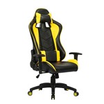 Ficha técnica e caractérísticas do produto Cadeira Gamer Giratória Racer Amarela RX10 Pro CDG-01 Trevalla