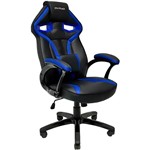Ficha técnica e caractérísticas do produto Cadeira Gamer MX1 Giratoria Preto e Azul Mymax