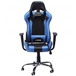 Ficha técnica e caractérísticas do produto Cadeira Gamer MX7 Giratória Preto e Azul - Mymax, 25.008787