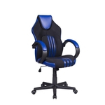 Ficha técnica e caractérísticas do produto Cadeira Gamer PEL-3005 Preta e Azul