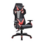 Ficha técnica e caractérísticas do produto Cadeira Gamer NX Max Reclinável Preta e Vermelha - At.home