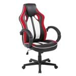 Ficha técnica e caractérísticas do produto Cadeira Gamer Royale Preto, Branco e Vermelho Reclinavel com Regulagem de Altura