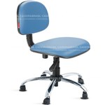 Ficha técnica e caractérísticas do produto Cadeira Giratória Secretária Azul Céu Cadeira Brasil