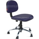 Ficha técnica e caractérísticas do produto Cadeira Giratória Secretária Azul Escuro Cadeira Brasil