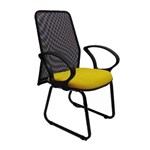 Ficha técnica e caractérísticas do produto Cadeira Gold Diretor Executiva Tela Trapezio Amarelo