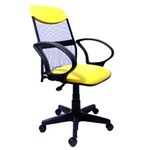 Ficha técnica e caractérísticas do produto Cadeira Gold Soft Diretor Executiva Tela Amarelo