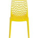 Ficha técnica e caractérísticas do produto Cadeira Gruvyer Amarelo Ór Design