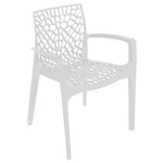 Ficha técnica e caractérísticas do produto Cadeira Gruvyer com Braço Branca - Or Design