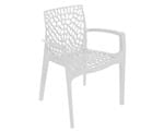 Ficha técnica e caractérísticas do produto Cadeira Gruvyer com Braço PP Branca Or Design