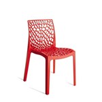 Ficha técnica e caractérísticas do produto Cadeira Gruvyer - Vermelho - ÓR Design