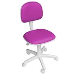 Ficha técnica e caractérísticas do produto Cadeira Home Office Assentex Collor com Regulagem de Altura - Rosa