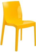Ficha técnica e caractérísticas do produto Cadeira Ice Amarela Rivatti Móveis