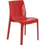 Ficha técnica e caractérísticas do produto Cadeira Ice Vermelha Rivatti