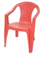 Ficha técnica e caractérísticas do produto Cadeira Ilha Bela com Braços Vermelho - Tramontina