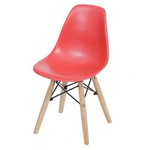 Cadeira Infantil Base Madeira OR Design Vermelha