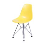 Ficha técnica e caractérísticas do produto Cadeira Infantil DKR Eames Amarela - Or Design - Amarelo