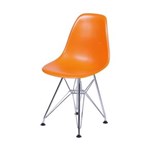 Ficha técnica e caractérísticas do produto Cadeira Infantil DKR Eames Laranja - Or Design - Laranja