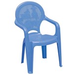 Ficha técnica e caractérísticas do produto Cadeira Infantil Estampada Catty Azul 92266 - Tramontina