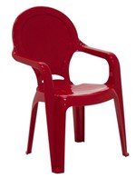 Ficha técnica e caractérísticas do produto Cadeira Infantil Tramontina Tique Taque em Polipropileno Vermelho